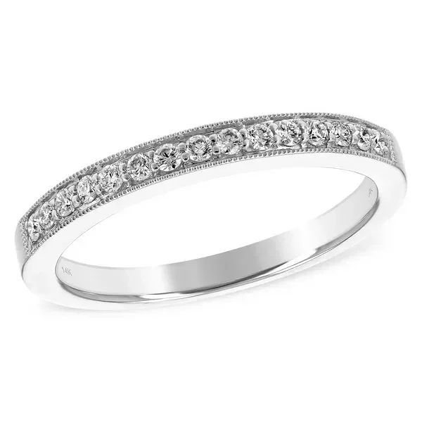 .19ct tw. Diamond Wedding Band in 14k White Gold