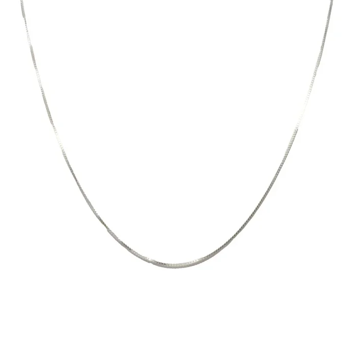 22″ Box Chain Sterling Silver