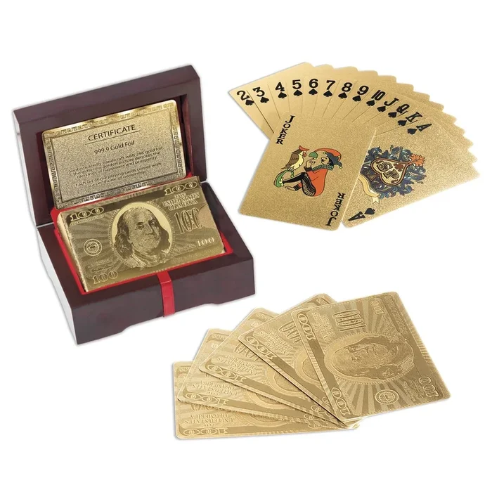 24K Gold & Diamond Playing CardsMisc