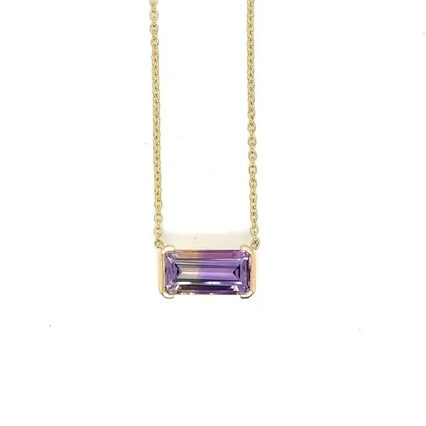 3.06ct Ametrine Necklace in 14k Yellow Gold