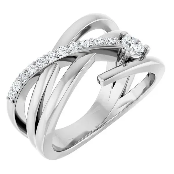 Accented Freeform Ring