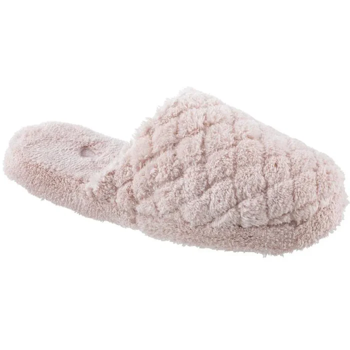 Acorn Women’s Clog – Spa Quilted Stitching Pink Comfort Terry, Small | A20123PINWS