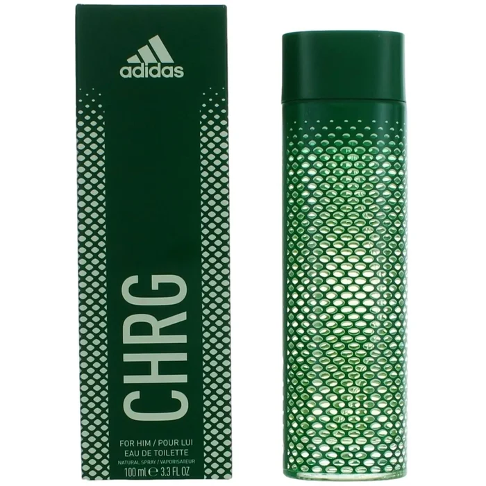 Adidas Men’s Eau De Toilette Spray – Sport Chrg for Lasting Impression, 3.3 oz
