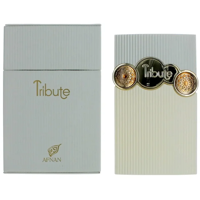 Afnan Women’s Eau De parfum spray – Tribute White with Authentic Aroma, 3.4 oz