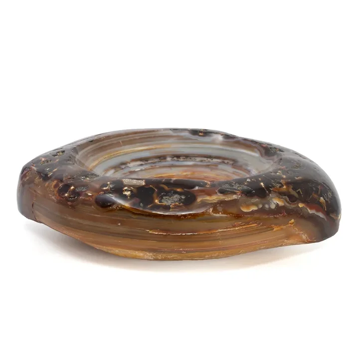 Agate Bowl -Polished With Circular Banding