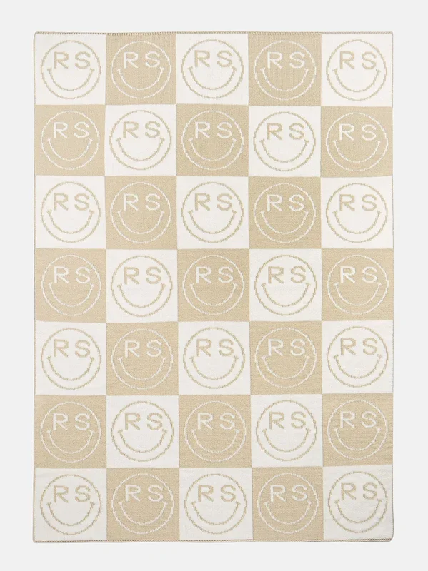 All Smiles Custom Blanket – Natural/Beige