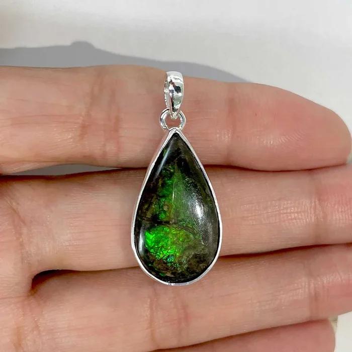 Ammolite Pendants-(AML-P-123.)
