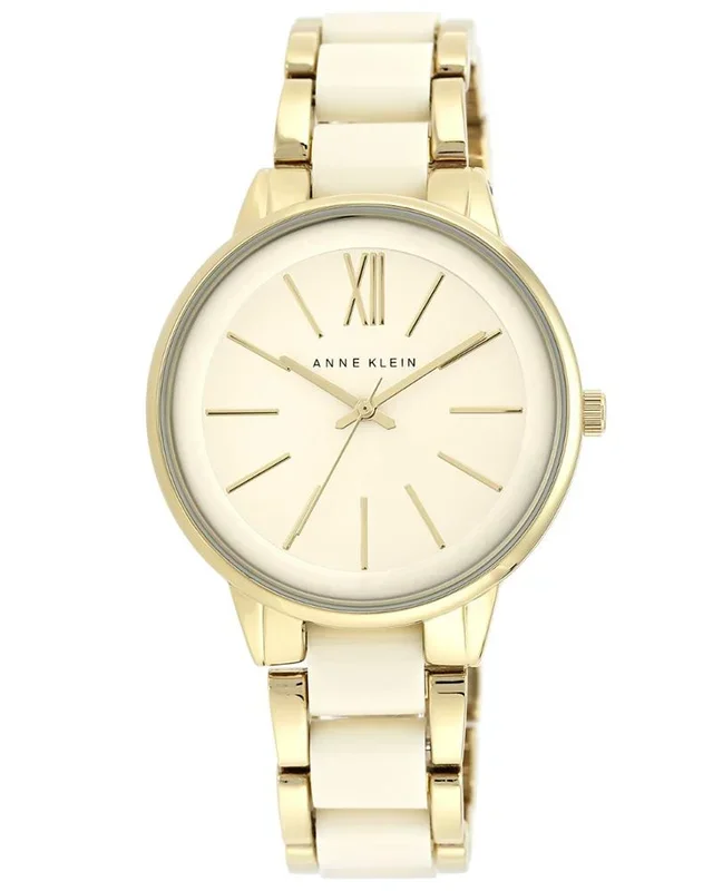 Anne Klein Women Round White Watches