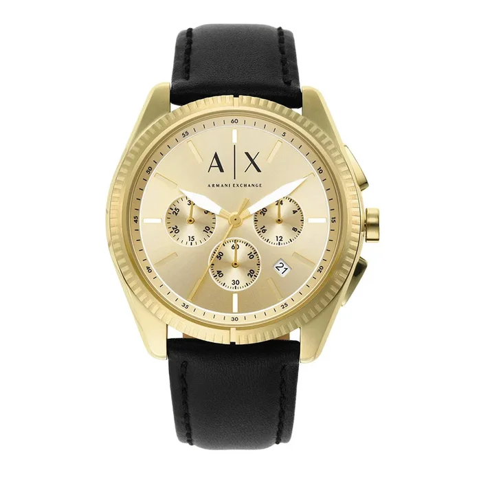 Armani Exchange Men Giacomo Round Gold Watches