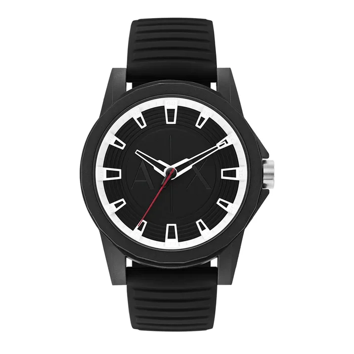 Armani Exchange Men Outerbanks Round Black Watches