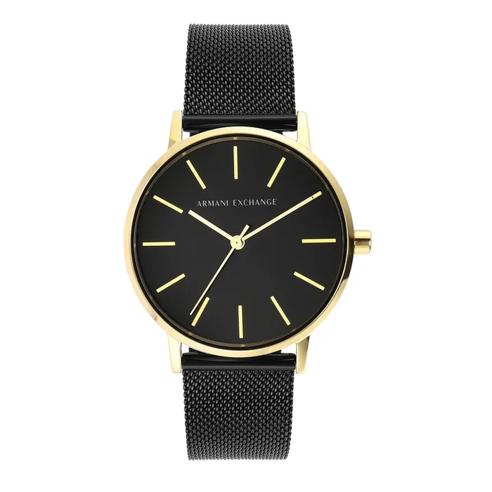Armani Exchange Women Lola Round Black Watch Ax5548