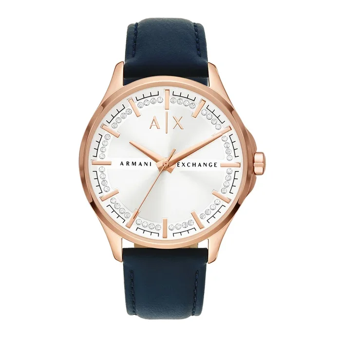 Armani Exchange Women Round White Watches