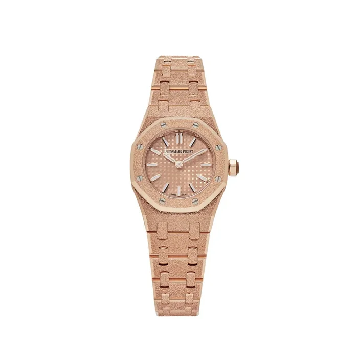 Audemars Piguet Royal Oak 67630OR.GG.1312OR.01 ‘Mini’ Frosted Rose Gold Quartz (2025)Luxury Watch