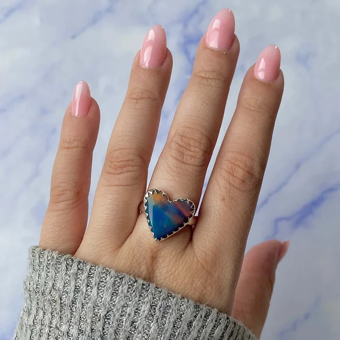 Aura Opal Adjustable Ring-(AOP-R-21.)