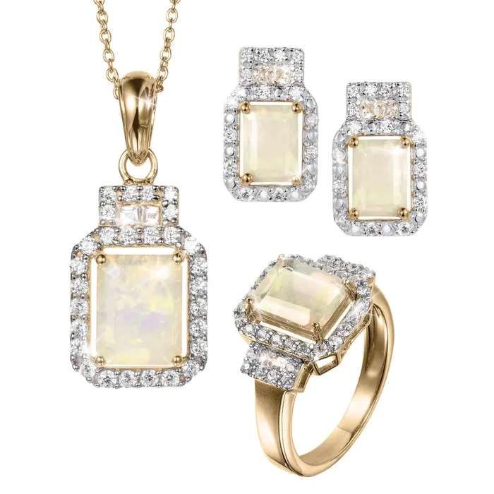 Aurora Opal CollectionWatch & Jewelry Set