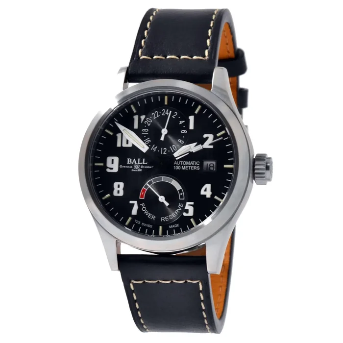 Ball Men’s Automatic Watch – Engineer Master II Voyager Black Strap | GM2126C-LJ-BK