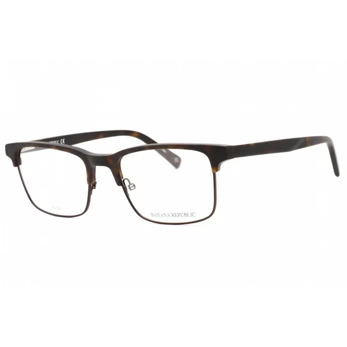Banana Republic Men’s Eyeglasses – Havana Rectangular Plastic Frame | BR 104 0086 00