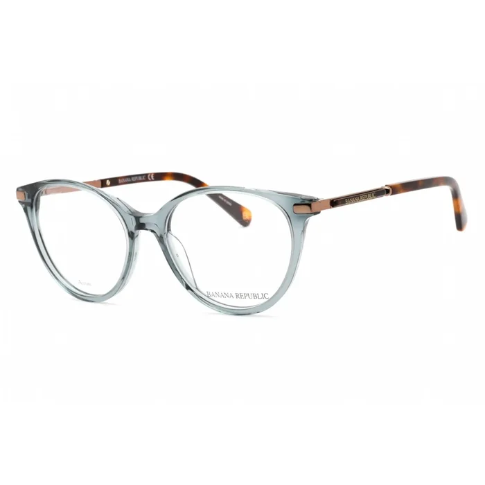 Banana Republic Women’s Eyeglasses – Aqua Crystal Plastic Full Rim | BR 211 0E1N 00