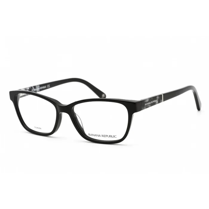 Banana Republic Women’s Eyeglasses – Black Plastic Rectangular Frame | Clare 0807 00