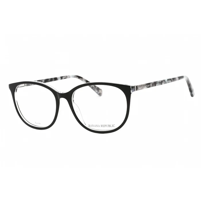 Banana Republic Women’s Eyeglasses – Full Rim Black Crystal Frame | BR 202 07C5 00