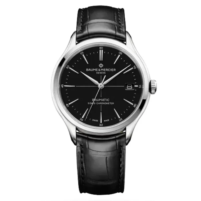 Baume & Mercier Clifton 40mm Mens Watch Black MPN: BM0A10692