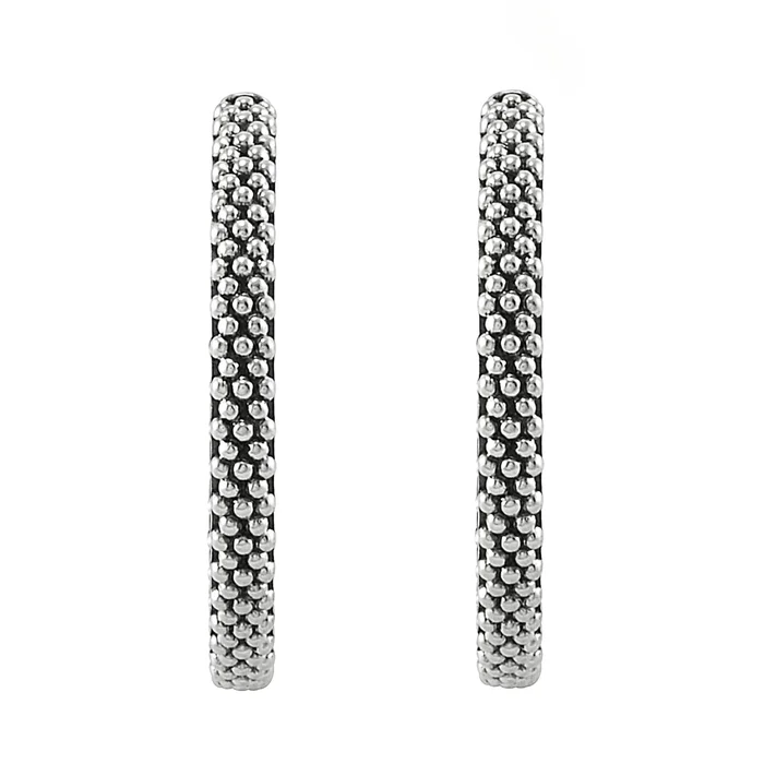 Beaded Hoop Earrings