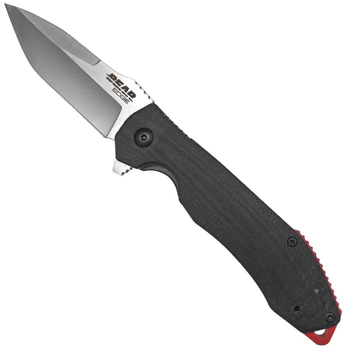 Bear & Son Knife – Steel Blade Black Aluminum Assisted Opening Sideliner | BS61122