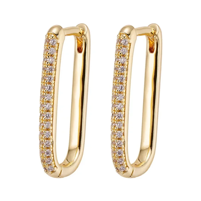 Big Daddy Oval Loop Gold EarringEarring