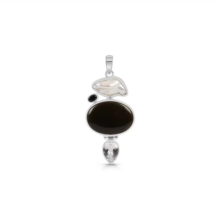 Black Onyx Pendant-(BOX-P-47.)