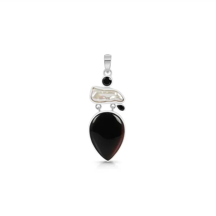 Black Onyx Pendant-(BOX-P-50.)