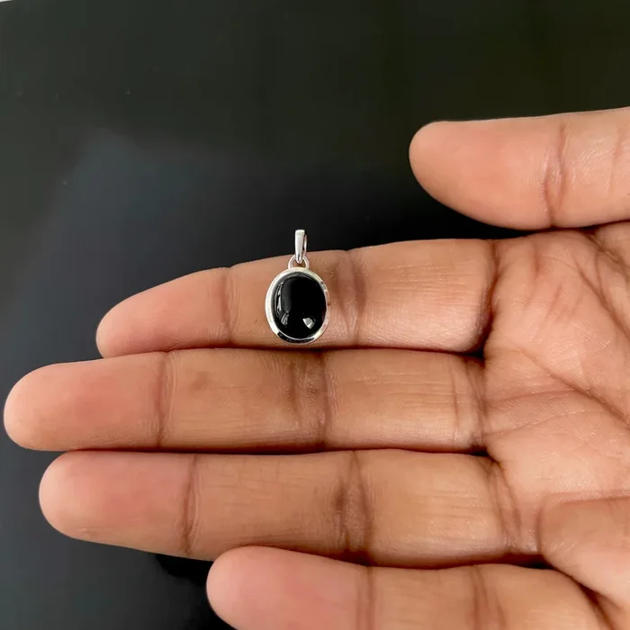 Black Onyx Pendant-(BOX-SP-684.)
