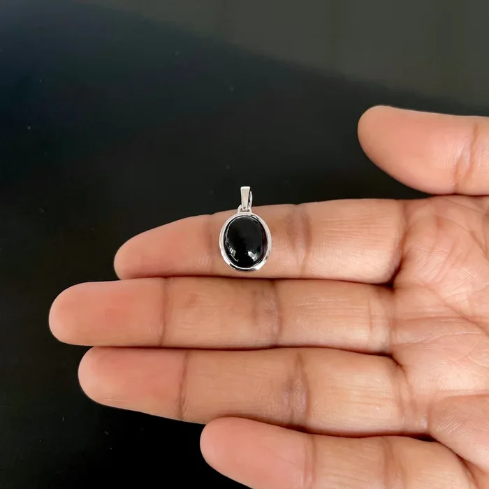 Black Onyx Pendant-(BOX-SP-687.)