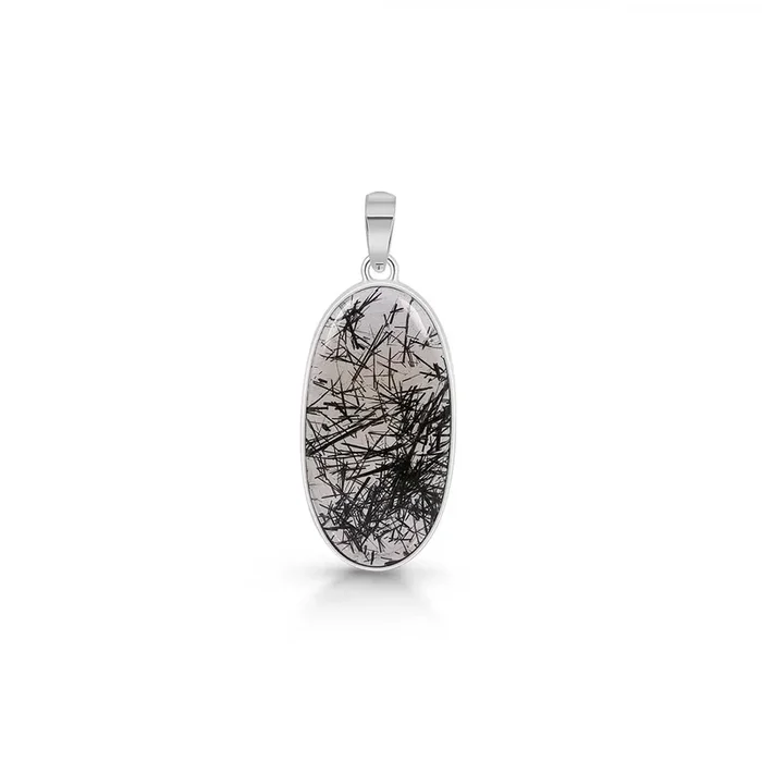 Black Rutile Pendant-(BLR-P-15.)