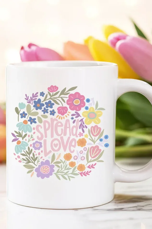 Blooming Love Ceramic Mug