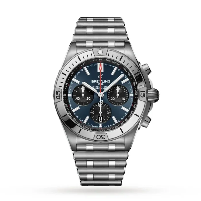 Breitling Chronomat B01 42 Stainless Steel – Blue Watch MPN: AB0134101C1A1