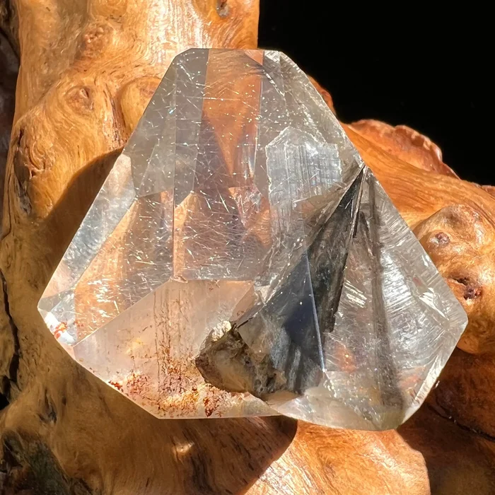Brookite in Quartz Crystal #261