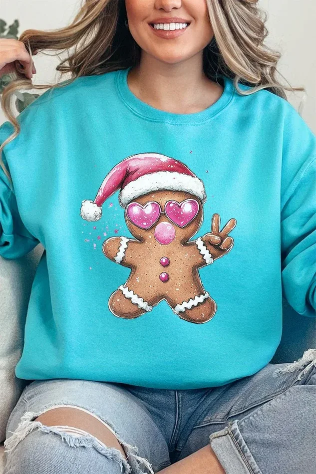 Bubblegum Gingerbread Unisex NuBlend Crew Sweatshirt
