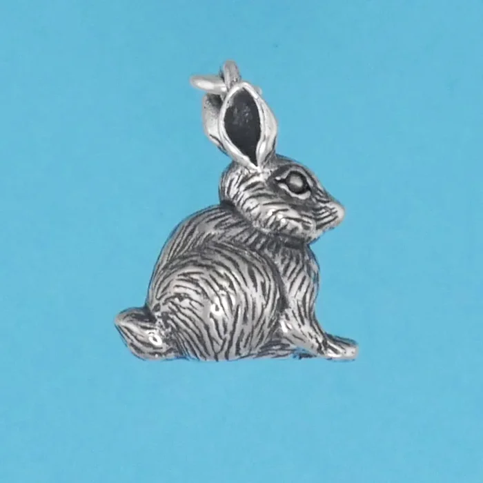 Bunny Rabbit Sitting Charm