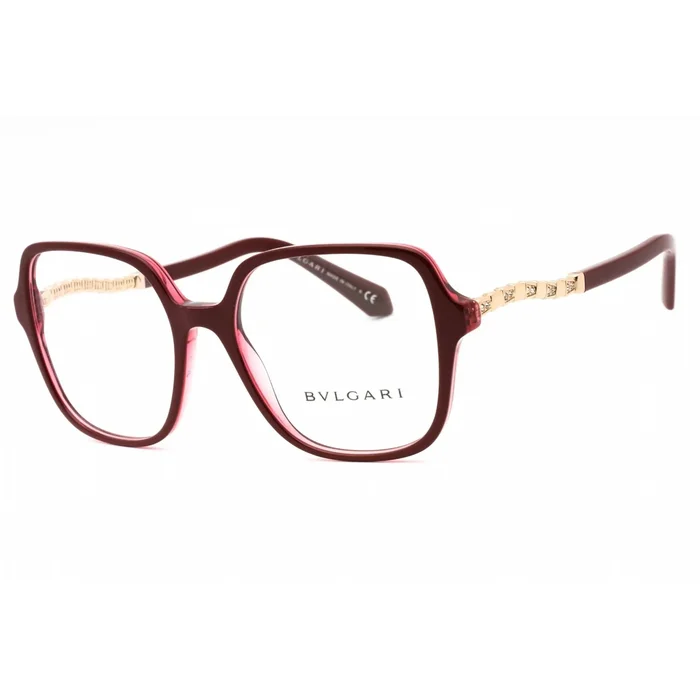 Bvlgari Women’s Eyeglasses – Bordeaux Plastic Full Rim Butterfly Frame | 0BV4201B 5469