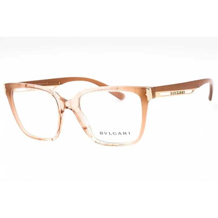Bvlgari Women’s Eyeglasses – Opal Pink Striped Gradient Cat Eye Frame | 0BV4208 5510