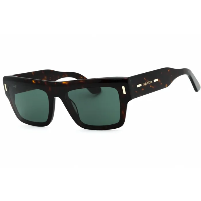 Calvin Klein Unisex Sunglasses – Dark Havana Rectangular Full Rim Frame | CK23504S 235