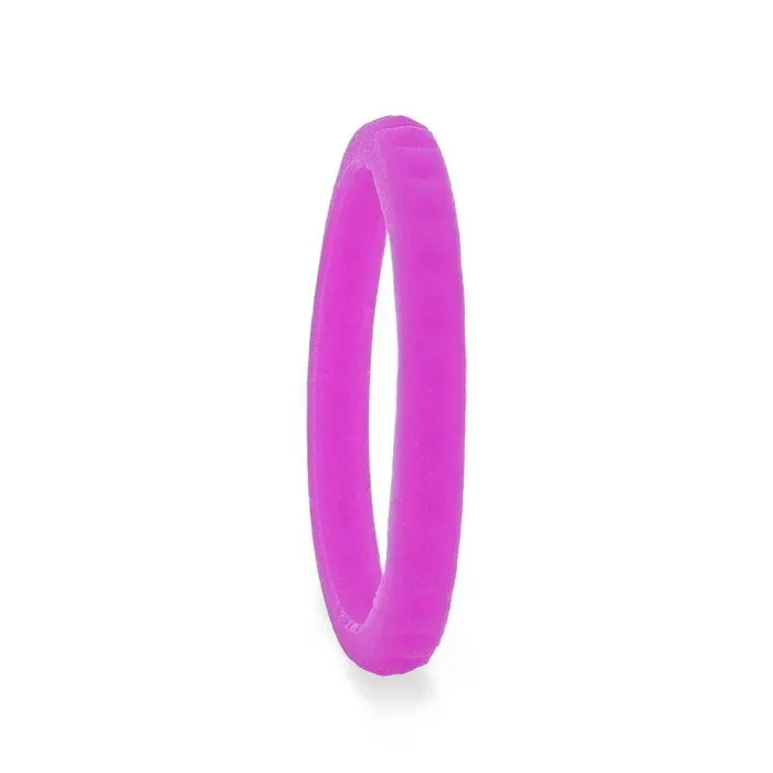 CARMEN Stackable Faceted Silicone Ring for Women Purple Comfort Fit Hypoallergenic Thorsten – 2mm