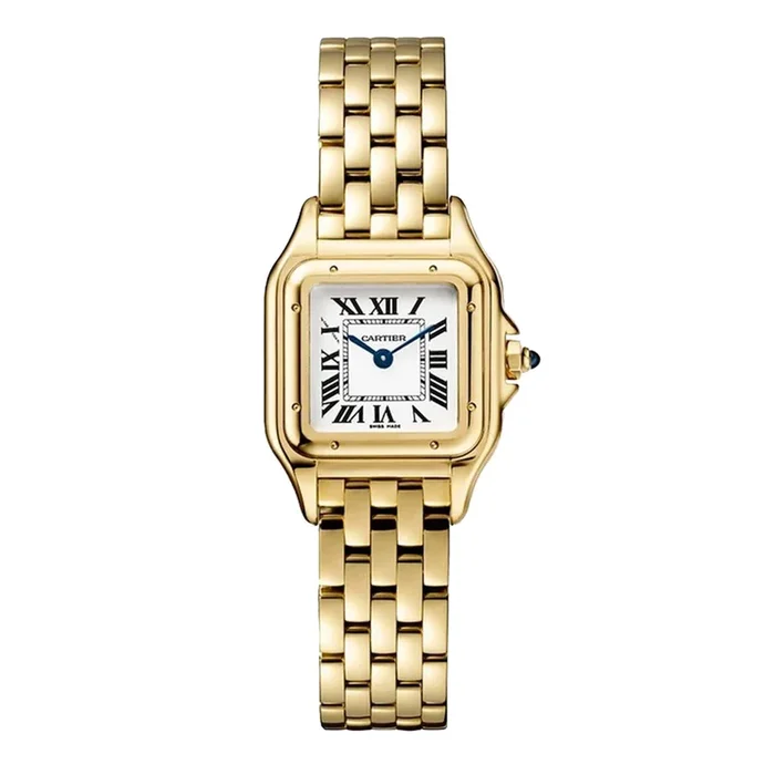 Cartier Panthere de Cartier watch, small model, quartz movement. Case in yellow gold 750/1000, dimensions: 23 mm x 30 mm MPN: WGPN0038