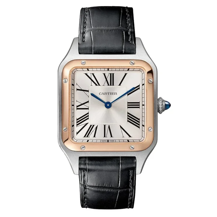 Cartier Santos-Dumont Watch, Large Model, Quartz Movement, Steel Case MPN: W2SA0037