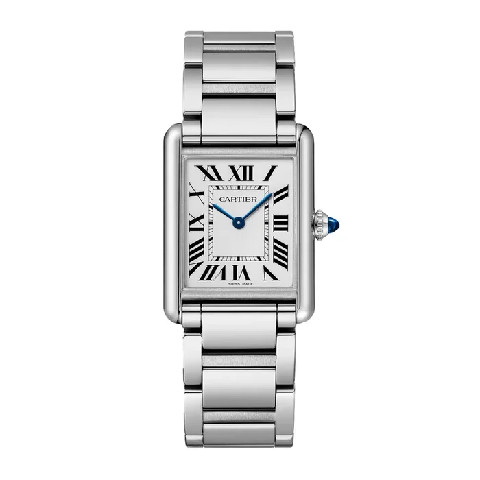 Cartier Tank Must Watch, Large Model, Photovoltaic SolarBeat™ Movement, Steel Case MPN: WSTA0092