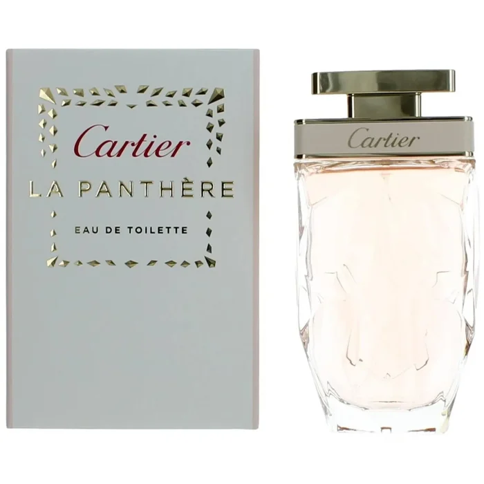 Cartier Women’s Eau De Toilette Spray – La Panthere Sensual and Bold Floral, 2.5oz
