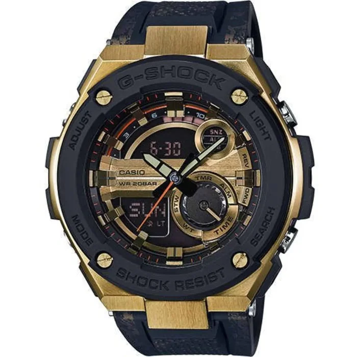 Casio Men’s Watch – G-Shock Black and Grey Ana-Digi Dial Resin Strap |GST-S310-1ACR