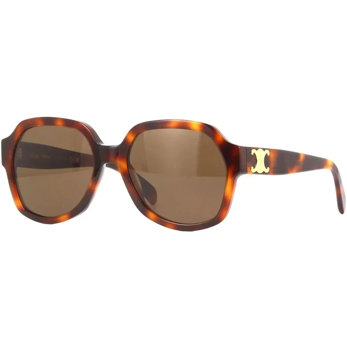 Celine Women’s Sunglasses – Brown Lens Full Rim Shiny Havana Frame | CL40189I 53E