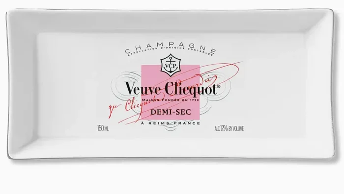 Ceramic Serving Tray – Pink Champagne