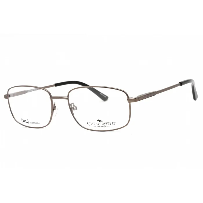 Chesterfield Men’s Eyeglasses – Brushed Grey Metal Full Rim Frame | CH 73XL/T 0JCA 00